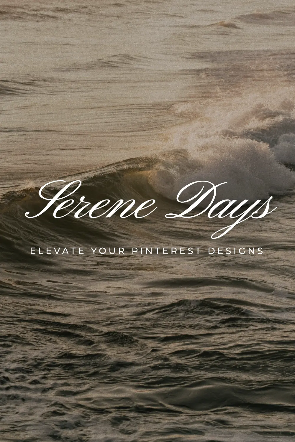 The same photograph on an Atelier Pin designer template